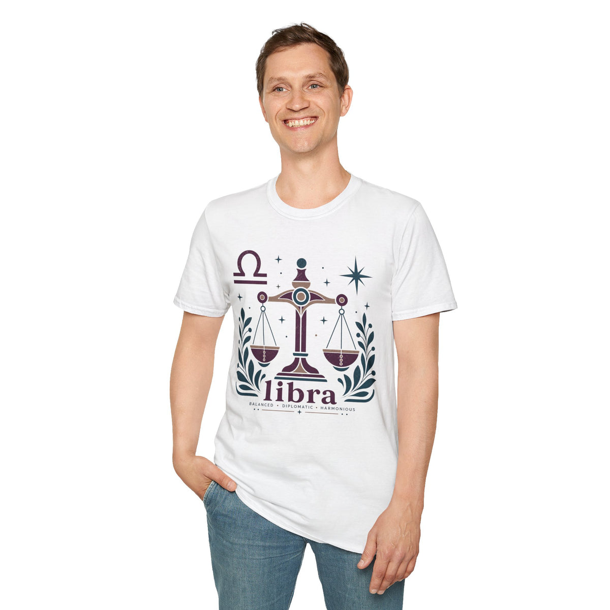 Libra Scales T-Shirt — Zodiac Astrology Graphic Tee