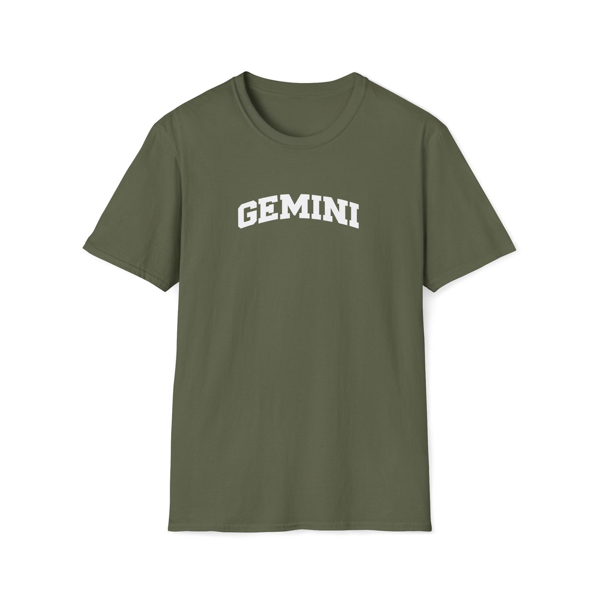 Gemini Zodiac T-Shirt — Retro Collegiate Astrology Tee