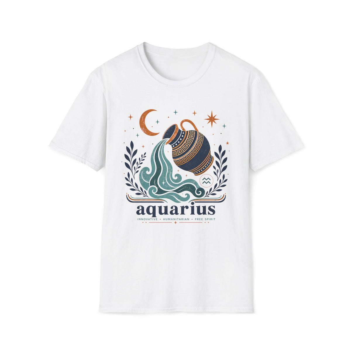 Aquarius Zodiac T‑Shirt — Water Bearer Graphic Tee