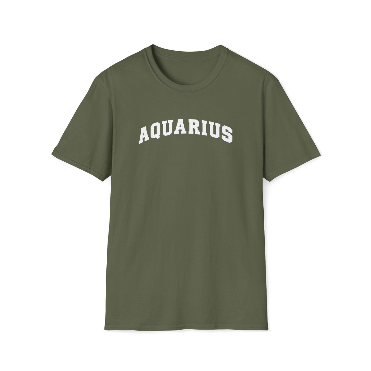 Aquarius Zodiac T-Shirt — Classic Collegiate Astrological Tee