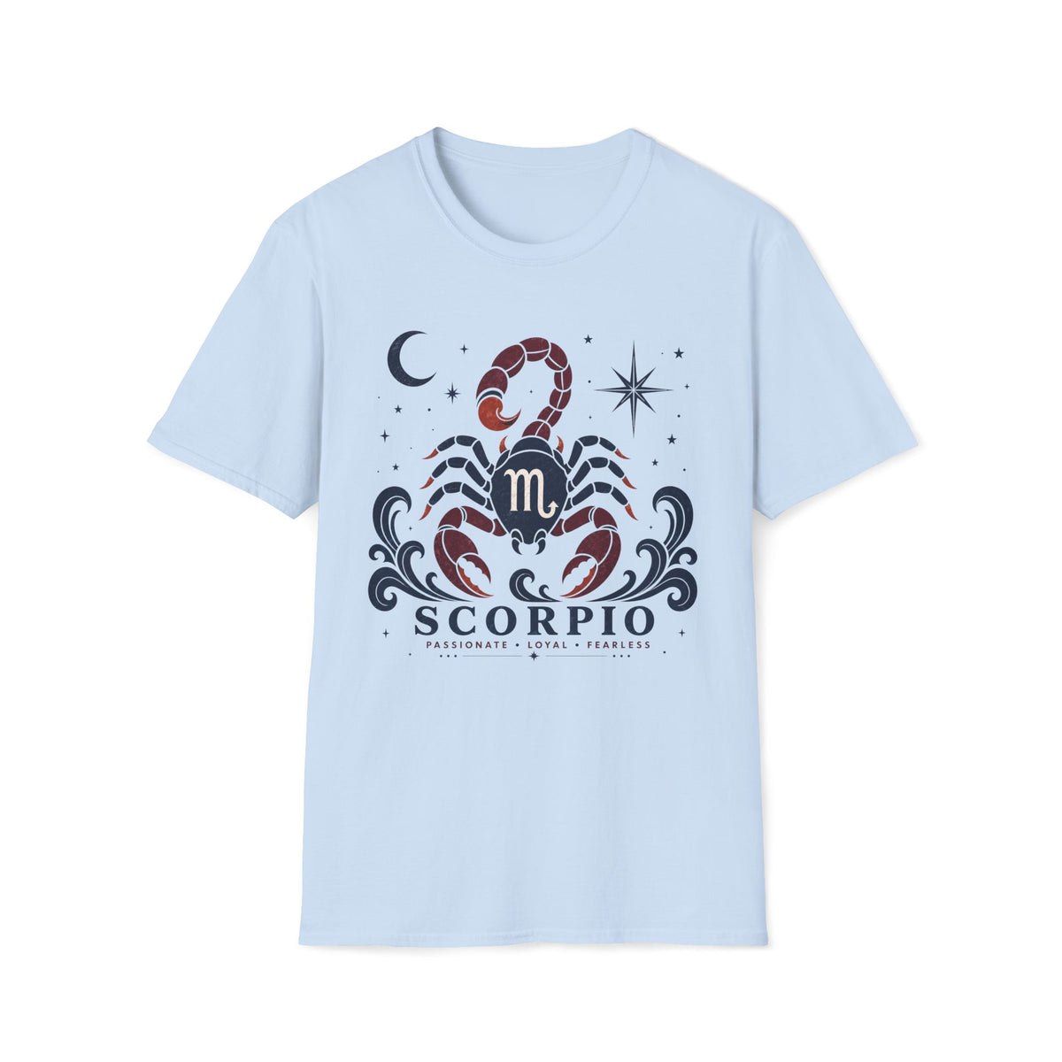 Scorpio Zodiac T‑Shirt — Mystical Scorpion Astrology Tee (Scorpio)