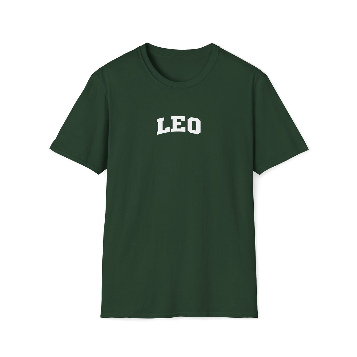 Leo Astrology T‑Shirt — Bold Collegiate Zodiac Tee