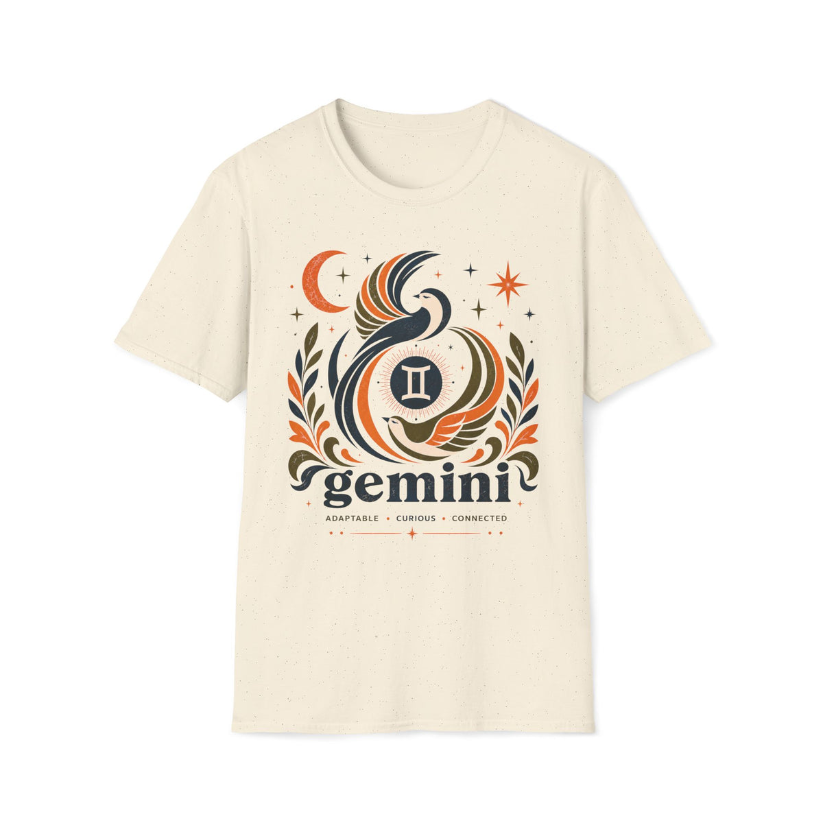 Gemini Zodiac T‑Shirt — Celestial Twin Constellation Tee