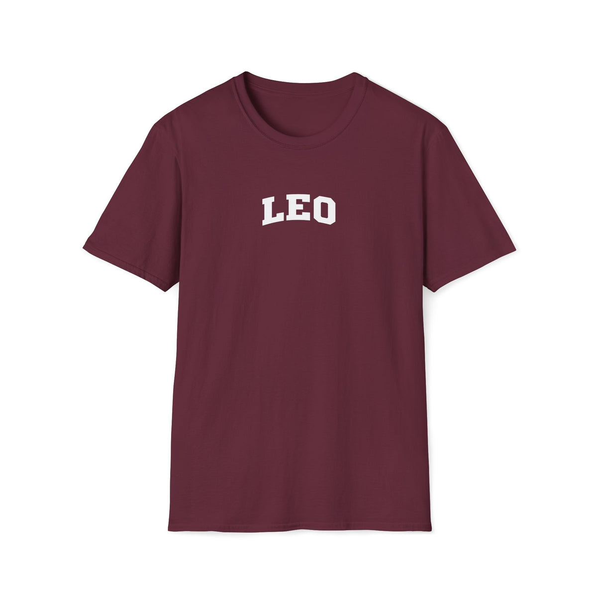 Leo Astrology T‑Shirt — Bold Collegiate Zodiac Tee