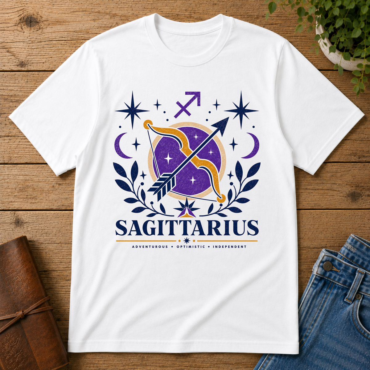 Sagittarius Zodiac T-Shirt — Archer Constellation Astrology Tee