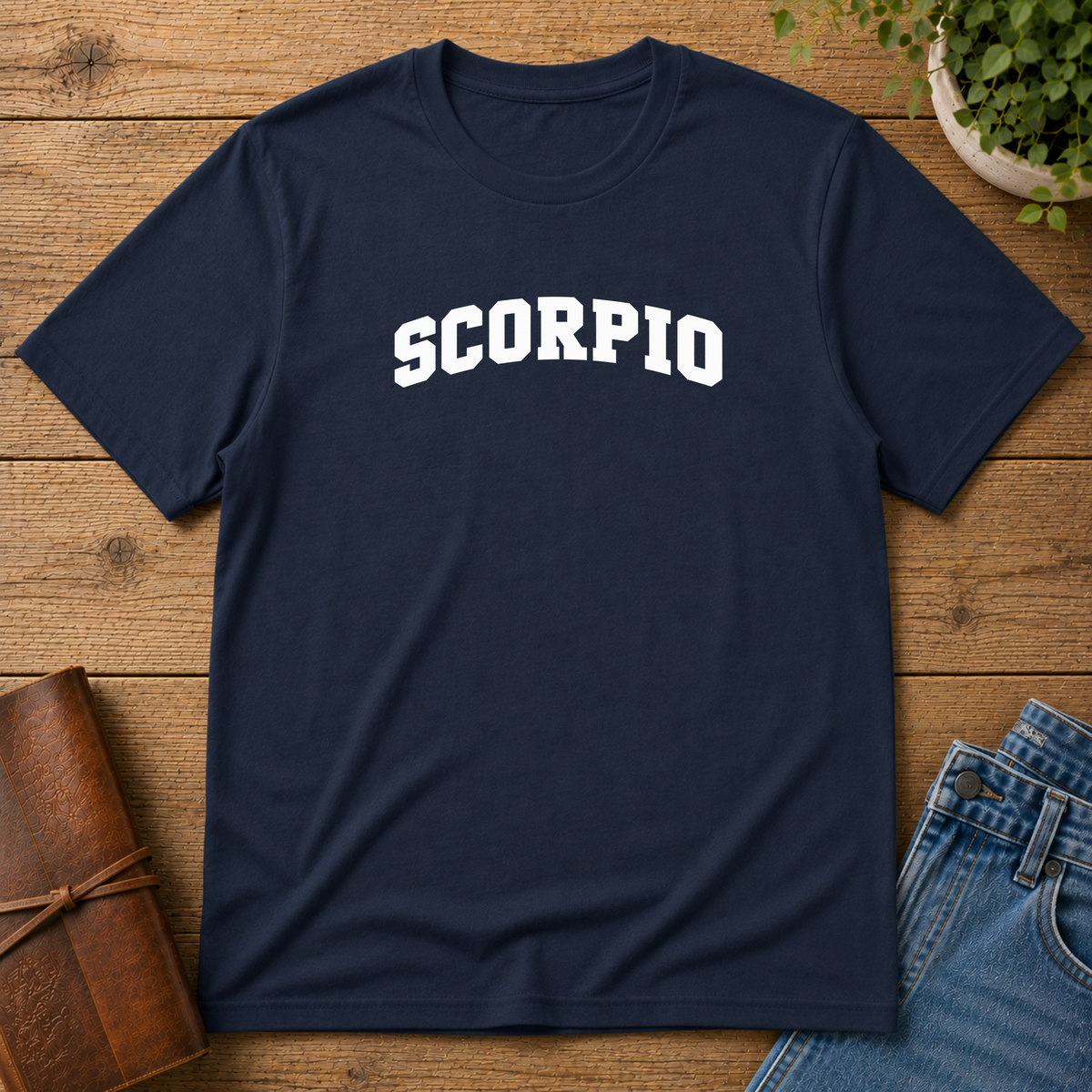 Scorpio Zodiac Tee — Bold Collegiate Horoscope Shirt