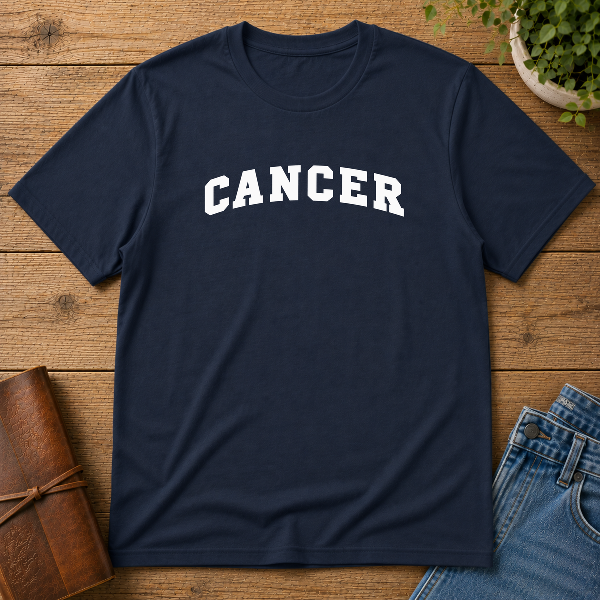 Cancer Zodiac T-Shirt — Bold Collegiate Horoscope Tee