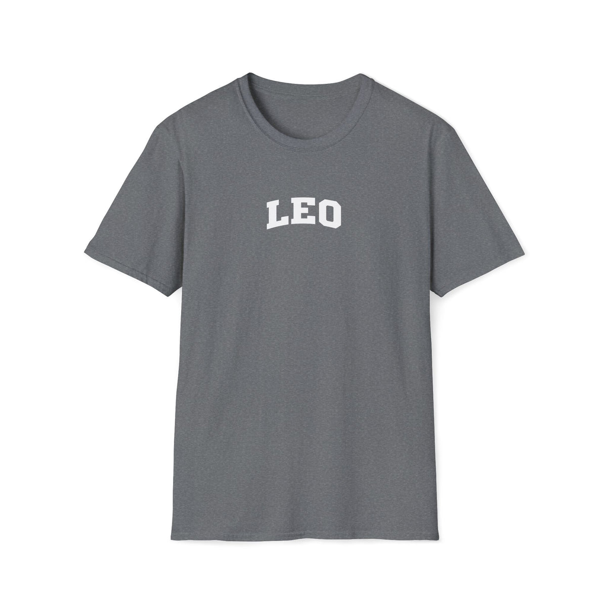Leo Astrology T‑Shirt — Bold Collegiate Zodiac Tee