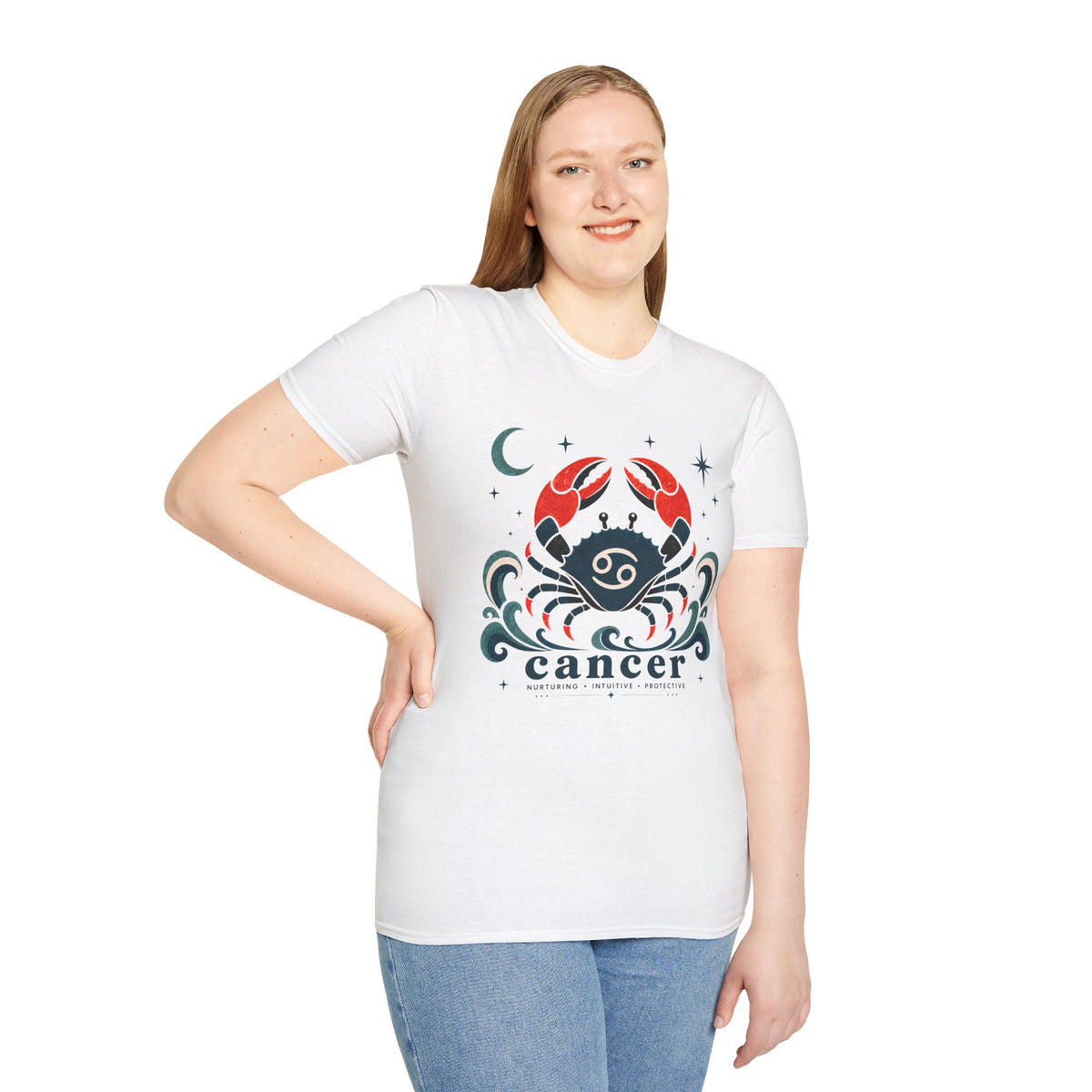 Cancer Zodiac T-Shirt — Cosmic Crab Astrology Tee