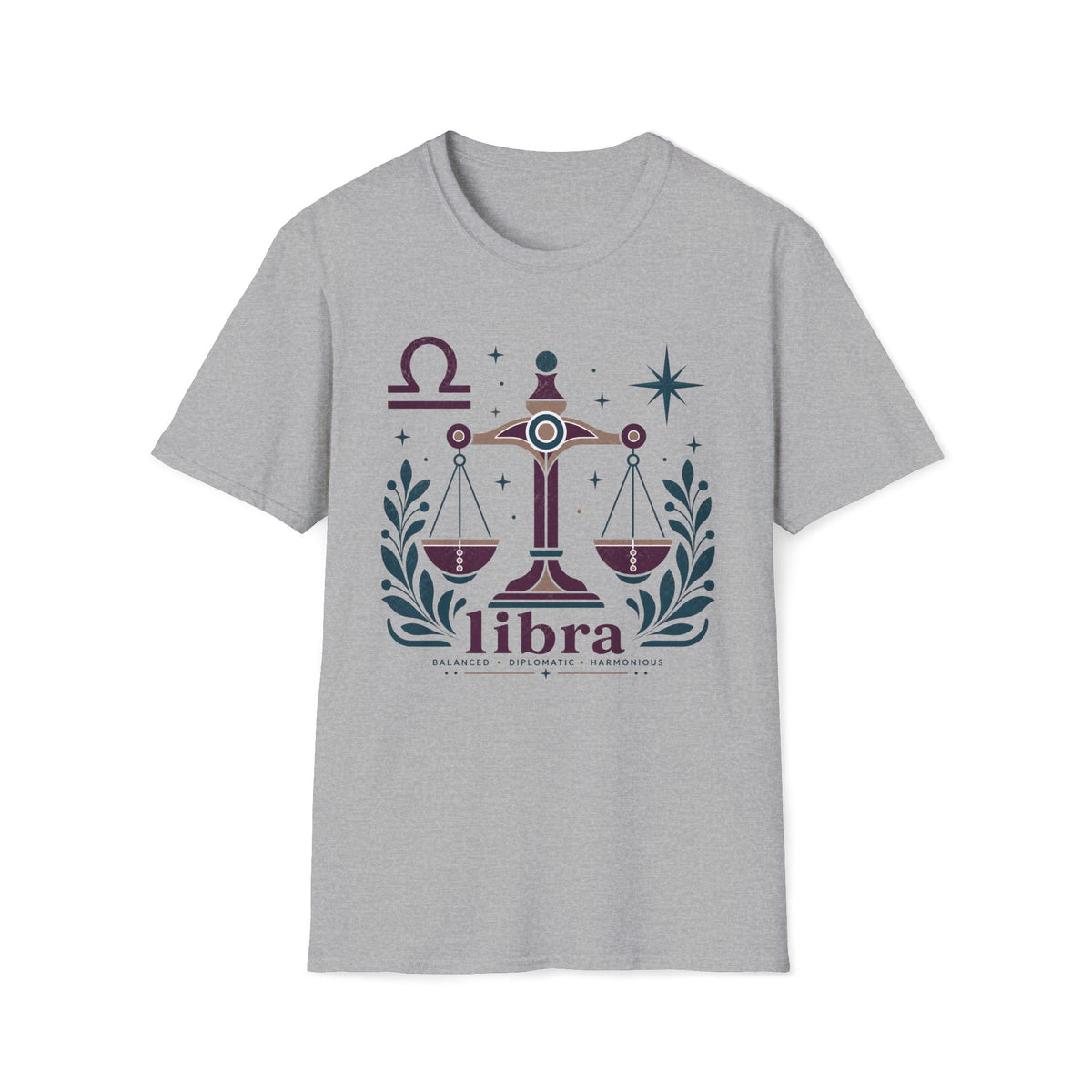 Libra Scales T-Shirt — Zodiac Astrology Graphic Tee