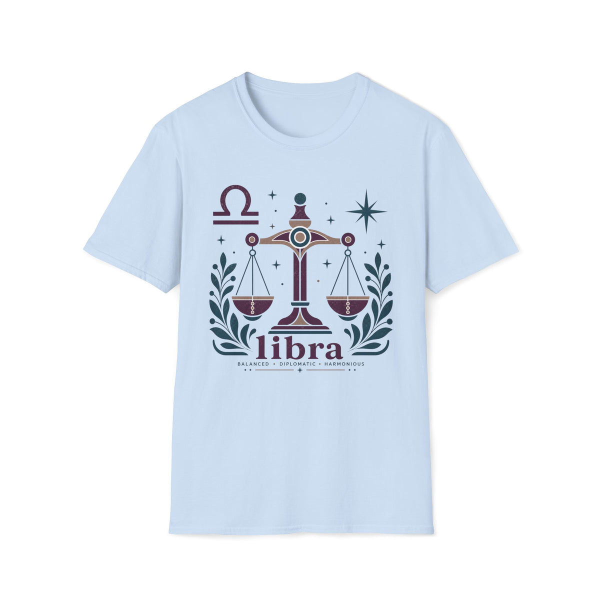 Libra Scales T-Shirt — Zodiac Astrology Graphic Tee