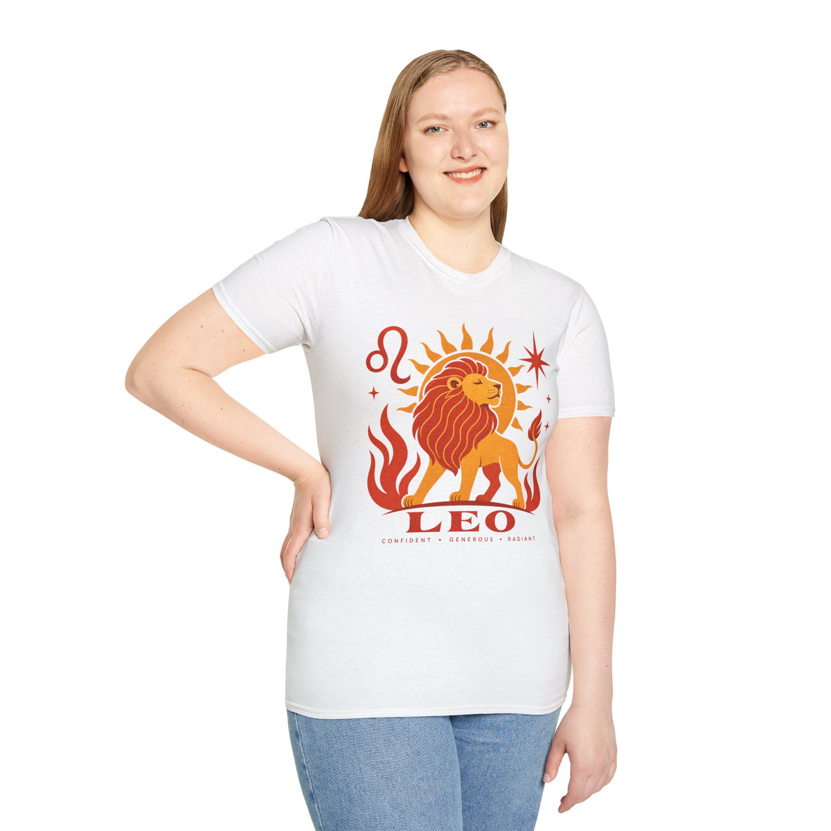 Leo Zodiac T-Shirt — Retro Sun Lion Astrology Tee
